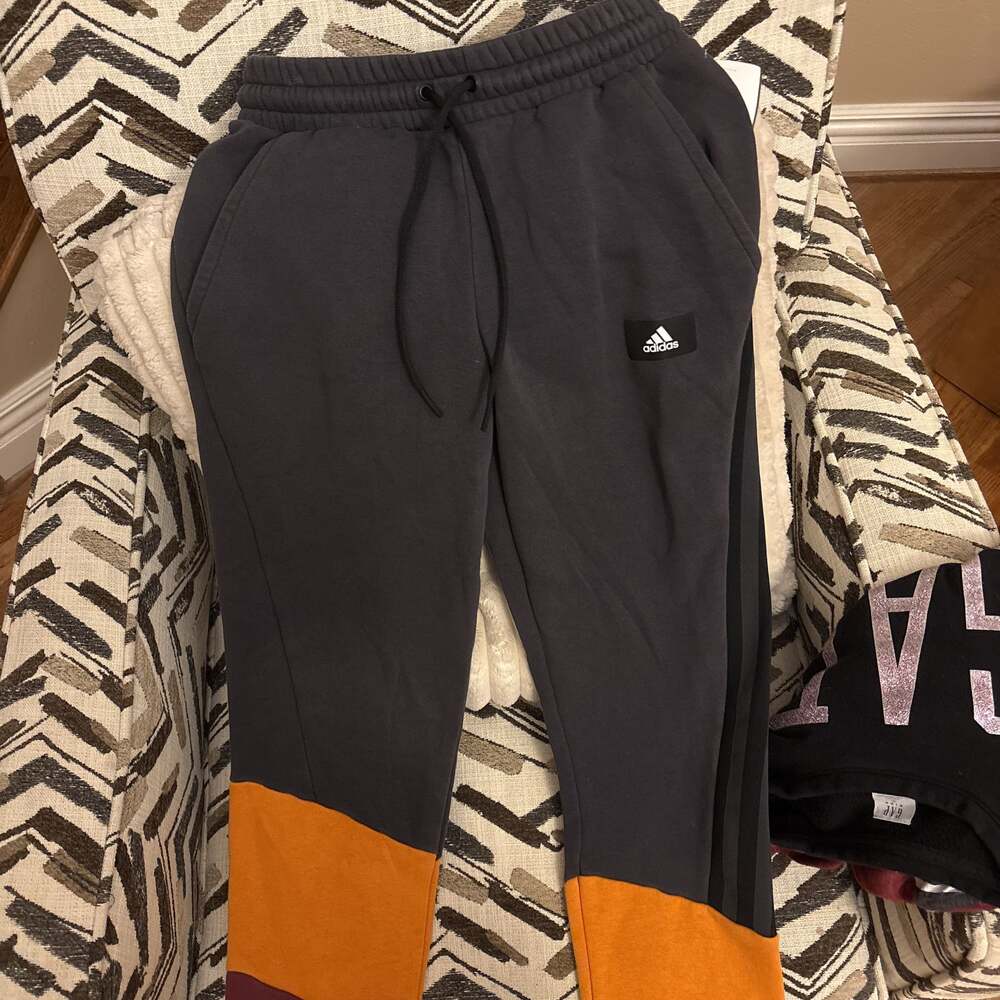 adidas Colorblock Pants - Grey